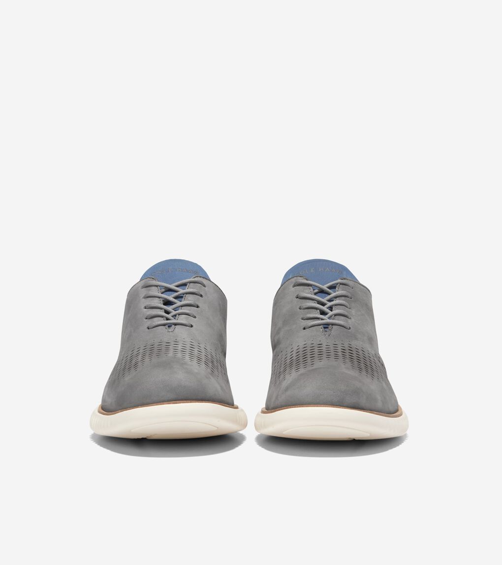 Men's 2.ZERØGRAND Lined Laser Wingtip Oxford 
